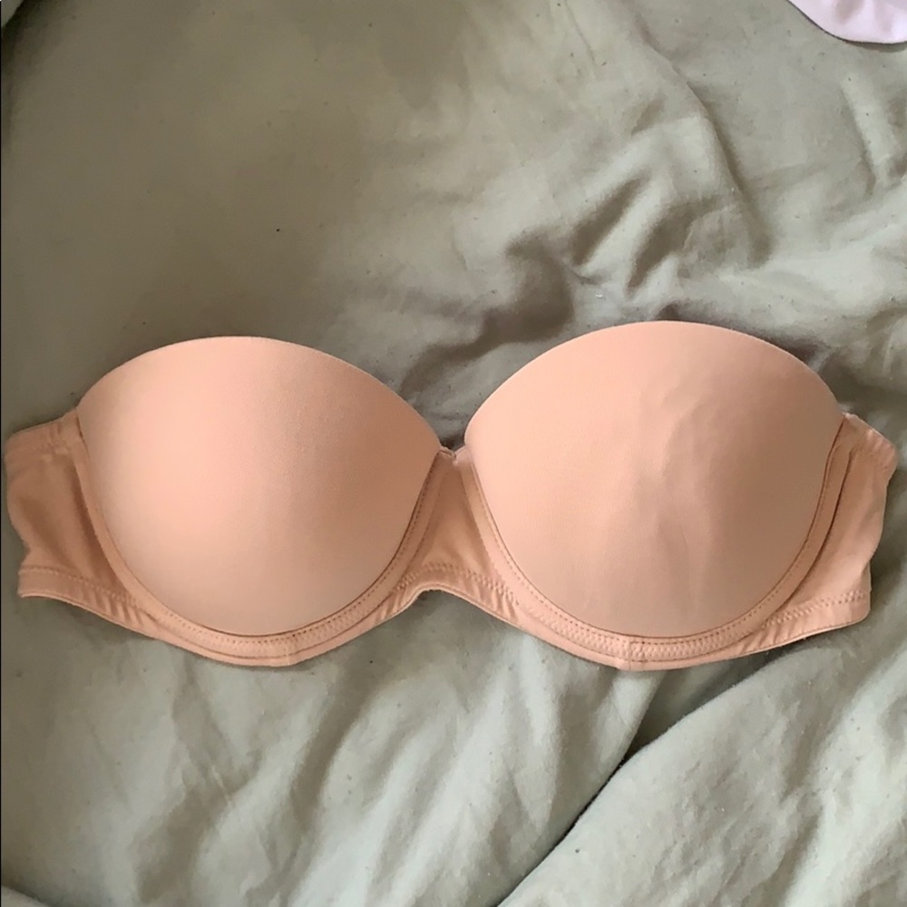 Pink push up bra